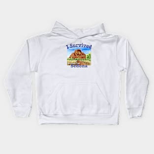 I Survived Bell Rock Trail, Sedona Kids Hoodie